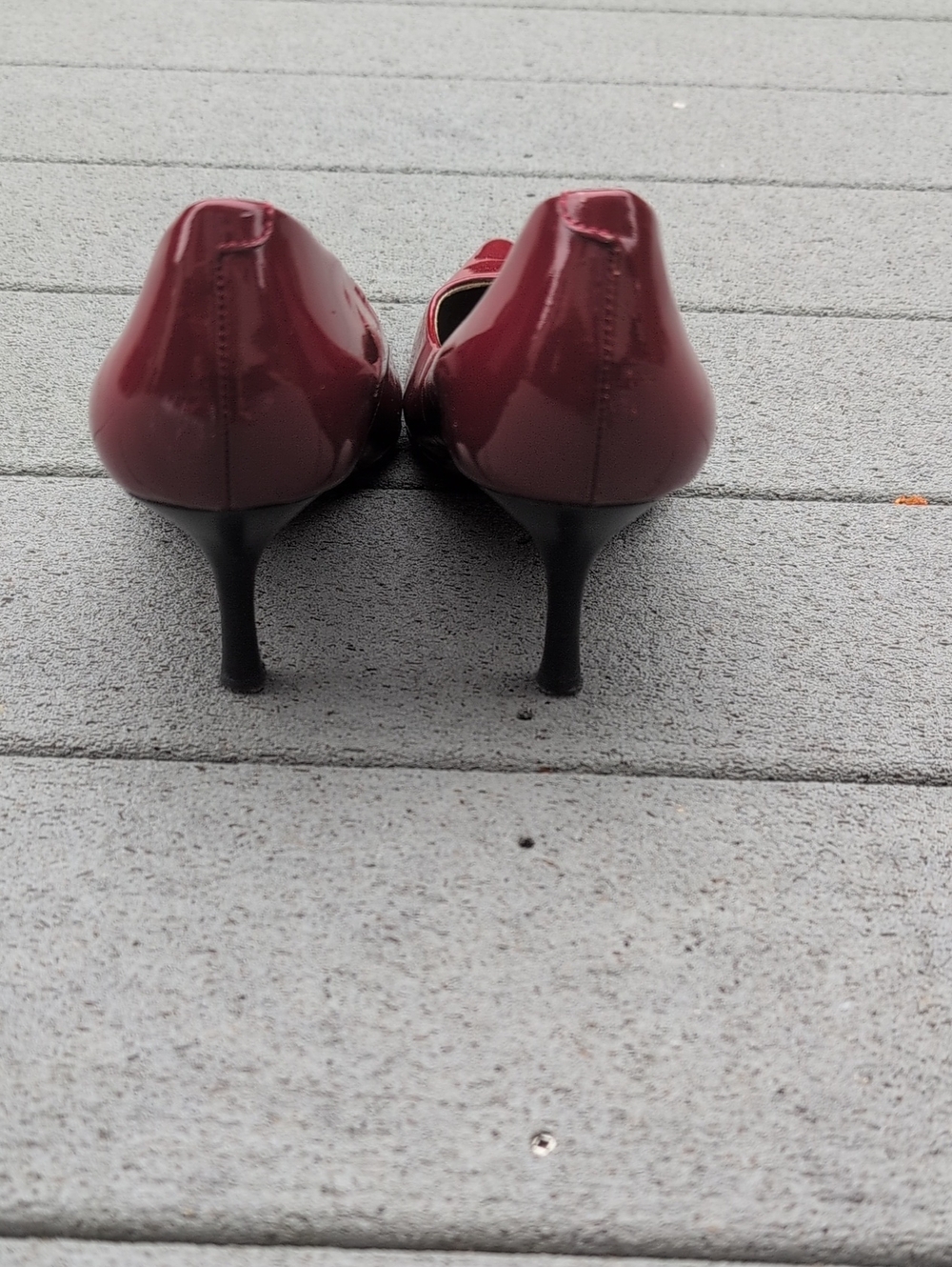 Nine West Mooney Patent Heels | Nine West Red Pointed Toe Patent Heels - Picture 5 of 13